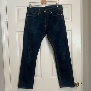 Levi's 513 Dark Indigo Straight Jeans